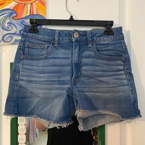 American Eagle High Rise Shortie Shorts Size 6